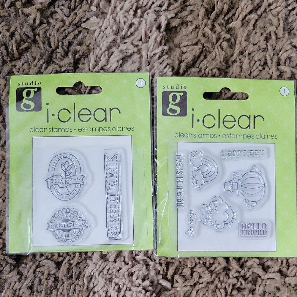 Studio Clear Home Design Stamps - Black